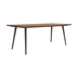 Coco Rustic Oak Wood Dining Table in Balsamico