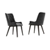 Alana Charcoal Upholstered Dining Chair - Set of 2