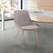 Heidi Grey Velvet Dining Accent Chair - ARL1323