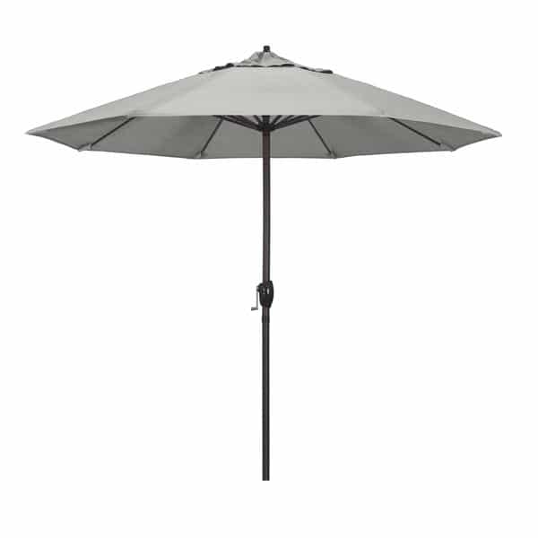9 Casa Series Patio Umbrella  Sunbrella   Granite Fabric 