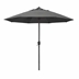 9' Casa Series Patio Umbrella  Sunbrella   Charcoal Fabric