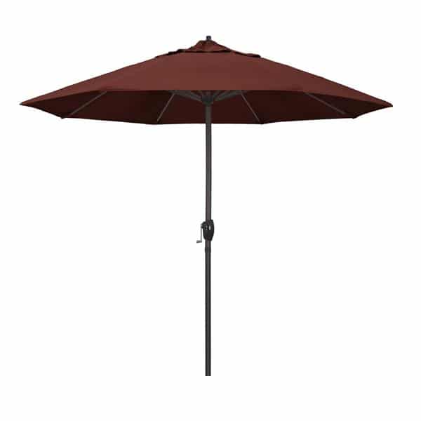 9 Casa Series Patio Umbrella  Sunbrella   Henna Fabric 