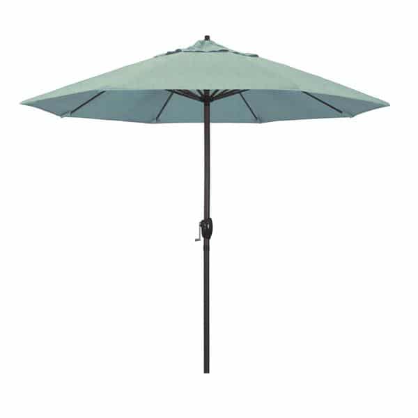 9 Casa Series Patio Umbrella  Sunbrella   Spa Fabric 
