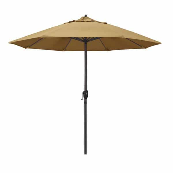 9 Casa Series Patio Umbrella  Sunbrella   Wheat Fabric 