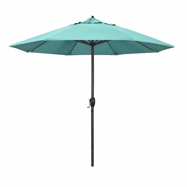 9 Casa Series Patio Umbrella  Sunbrella   Aruba Fabric 