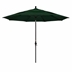 11' Sun Master Series Patio Umbrella With Olefin Hunter Green Fabric