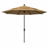 11' Sun Master Series Patio Umbrella With Olefin Straw Fabric