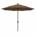 11' Sun Master Series Patio Umbrella With Olefin Woven Sesame Fabric