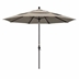 11' Sun Master Series Patio Umbrella With Olefin Woven Granite Fabric