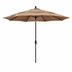 11' Sun Master Series Patio Umbrella With Olefin Terrace Sequoia Fabric