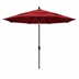 11' Sun Master Series Patio Umbrella With Pacifica Red Fabric