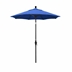 7.5' Sun Master Series Patio Umbrella With Olefin Royal Blue Fabric