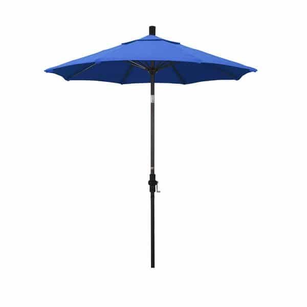 7.5 Sun Master Series Patio Umbrella With Olefin Royal Blue Fabric 