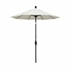 7.5' Sun Master Series Patio Umbrella With Olefin White Fabric