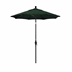 7.5' Sun Master Series Patio Umbrella With Olefin Hunter Green Fabric