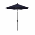 7.5' Sun Master Series Patio Umbrella With Olefin Navy Fabric