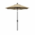 7.5' Sun Master Series Patio Umbrella With Olefin Antique Beige Fabric