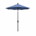 7.5' Sun Master Series Patio Umbrella With Olefin Frost Blue Fabric