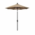 7.5' Sun Master Series Patio Umbrella With Olefin Terrace Sequoia Fabric