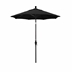 7.5' Sun Master Series Patio Umbrella With Pacifica Black Fabric