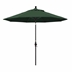 9' Sun Master Series Patio Umbrella With Olefin Hunter Green Fabric