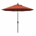 9' Sun Master Series Patio Umbrella With Olefin Sunset Fabric