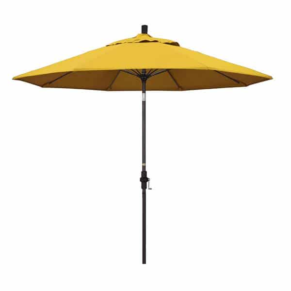 9 Sun Master Series Patio Umbrella With Pacifica Yellow Fabric 