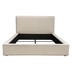 Cloud 43-Inch Low Profile Eastern King Bed in Sand Fabric