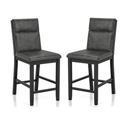 Embree Upholstered Counter Height Chairs - Set of Two 