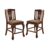 Hannah Traditional Padded Counter Height Chairs - Set of Two