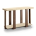 Adler Contemporary Open Shelf Coffee Table - Oak
