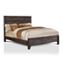 Emma Rustic Solid Wood Full Panel Bed
