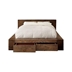 Assaro Rustic Wood Queen Platform Bed