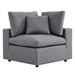 Commix Sunbrella® Outdoor Patio Corner Chair - Gray - MOD10439