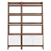 Bixby Wood Bookshelves - Set of 2 - Walnut White - MOD11824