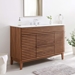 Render 48" Single Sink Bathroom Vanity - Walnut White - MOD12709