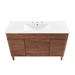 Render 48" Single Sink Bathroom Vanity - Walnut White - MOD12709