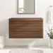 Render 36" Wall-Mount Bathroom Vanity Cabinet (Sink Basin Not Included) - Walnut - MOD13006
