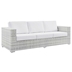 Convene Outdoor Patio Sofa - Light Gray White
