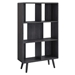 Transmit 5 Shelf Wood Grain Bookcase - Charcoal - MOD9955