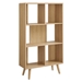 Transmit 5 Shelf Wood Grain Bookcase - Oak - MOD9956