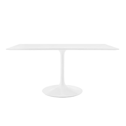 Lippa 60" Rectangle Wood Dining Table - White 