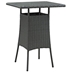 Sojourn Small Outdoor Patio Bar Table - Chocolate