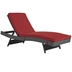 Sojourn Outdoor Patio Sunbrella® Chaise - Canvas Red