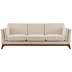 Chance Upholstered Fabric Sofa - Beige