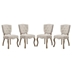 Array Dining Side Chair Set of 4 - Beige