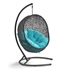 Encase Swing Outdoor Patio Lounge Chair - Turquoise