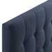 Emily Queen Upholstered Fabric Headboard - Navy - MOD7440