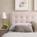 Lily Biscuit Tufted Full Performance Velvet Headboard - Pink - MOD8385