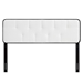 Collins Tufted Full Fabric and Wood Headboard - Black White - MOD8773